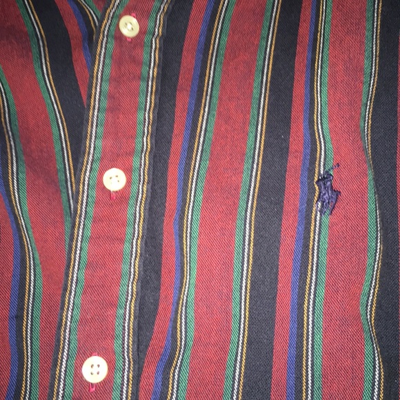 Vintage 90’s Polo Striped Button Down - Picture 2 of 3